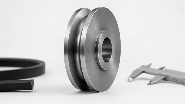 How to measure a V-belt pulley