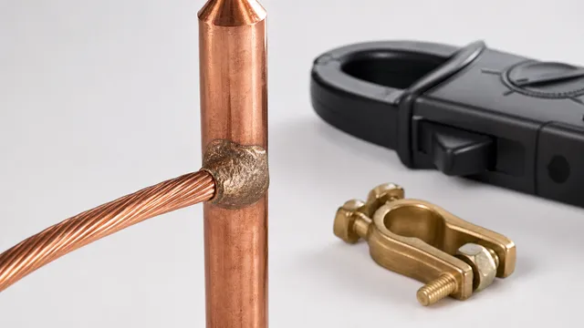 Basic industrial grounding: ground rod, exothermic welding and measurement