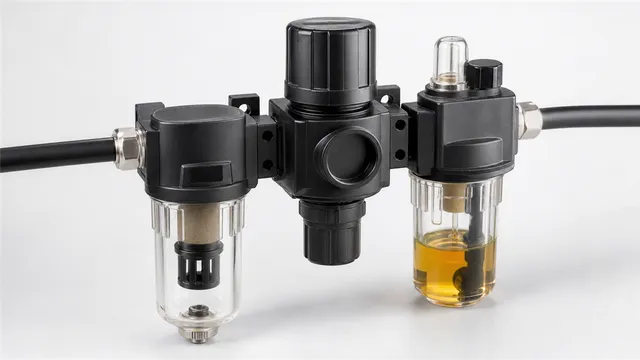 FRL units: air filter, regulator and lubricator explained