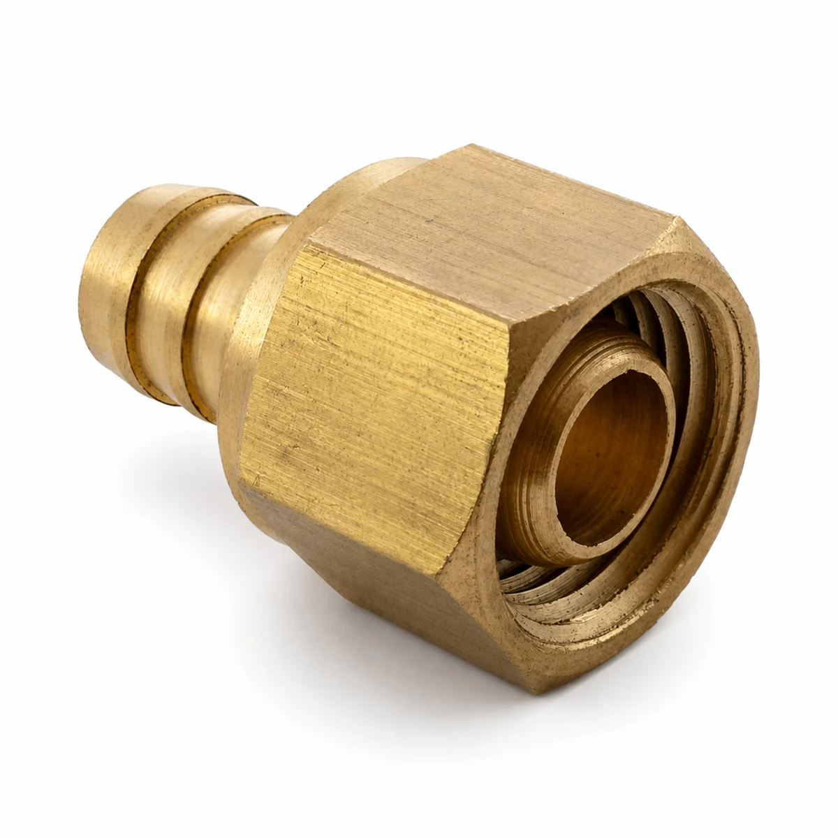 B2 - Hembra Manguera Tuerca Loca Bronce