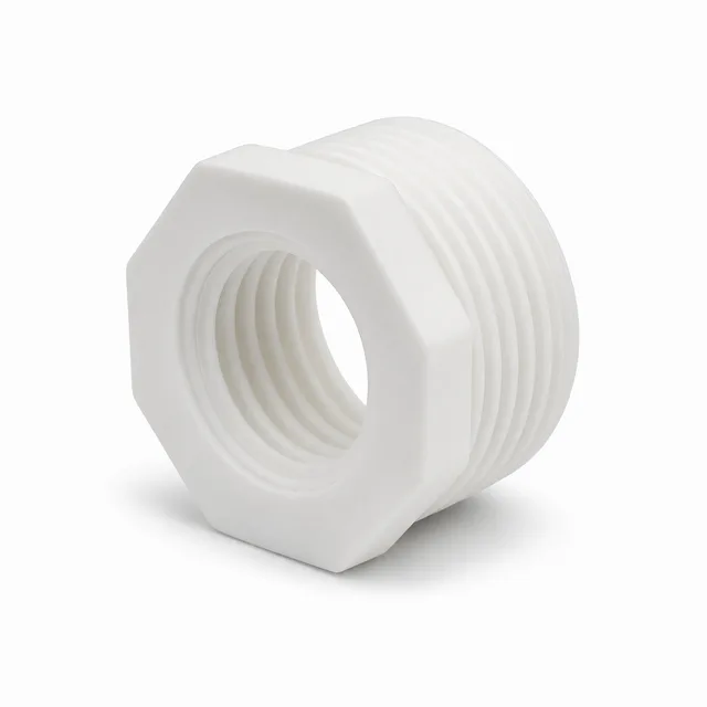 Buje Polipropileno Blanco Roscado