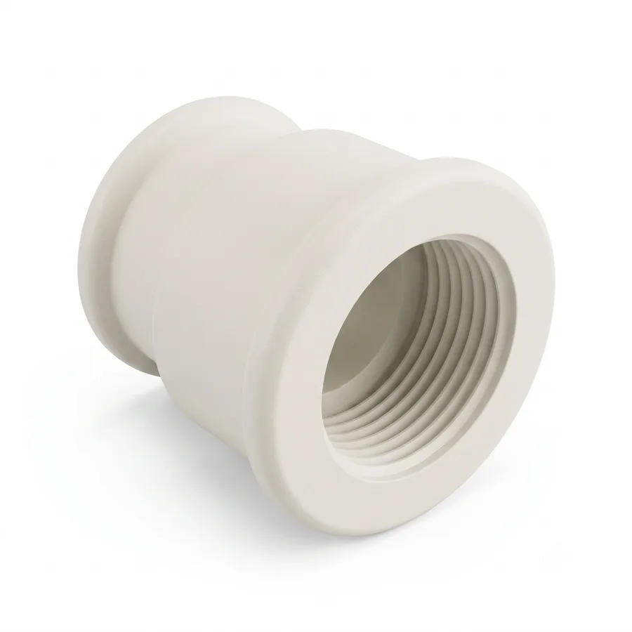 Copa Polipropileno Blanco Roscado