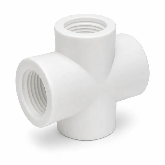 Cruceta Polipropileno Blanco Roscada