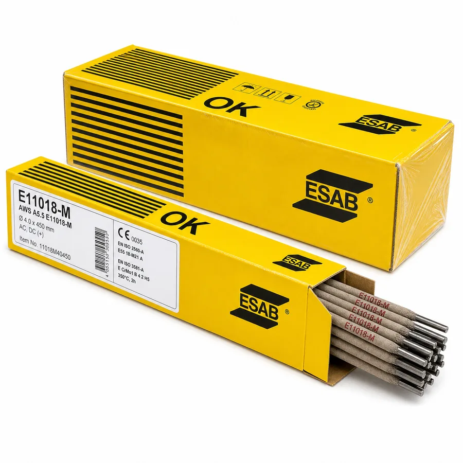electrodo e11018 m alta resistencia esab