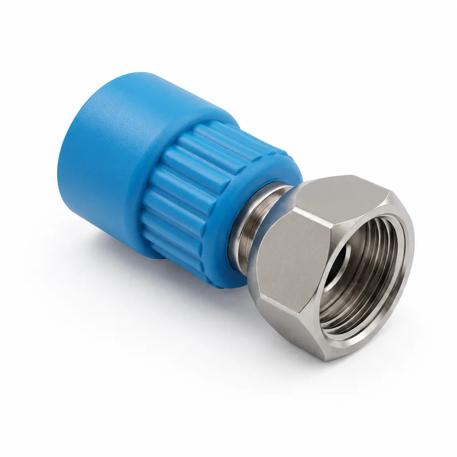 Adaptador Hembra Polipropileno Fusión Con Tuerca Loca