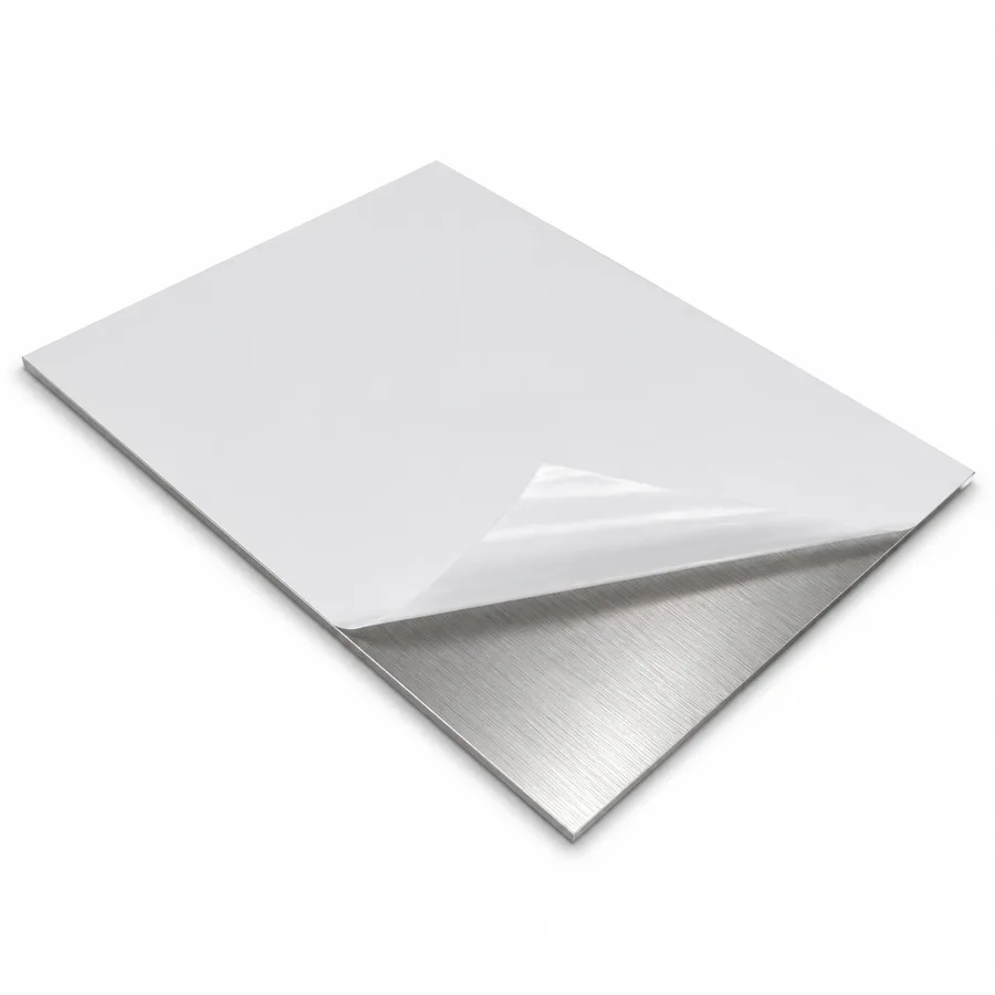 Lámina Inoxidable 201 Acabado #4 PE
