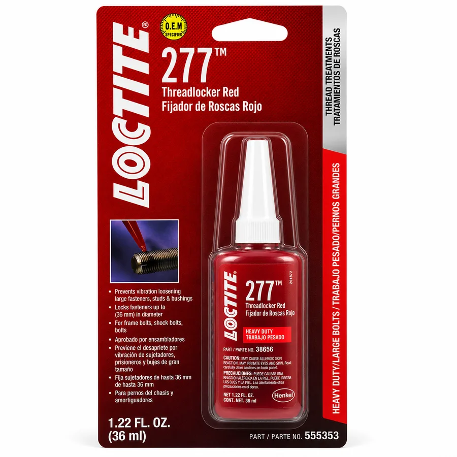 Loctite 277 Fijador de Roscas Rojo Alta Resistencia — Loctite