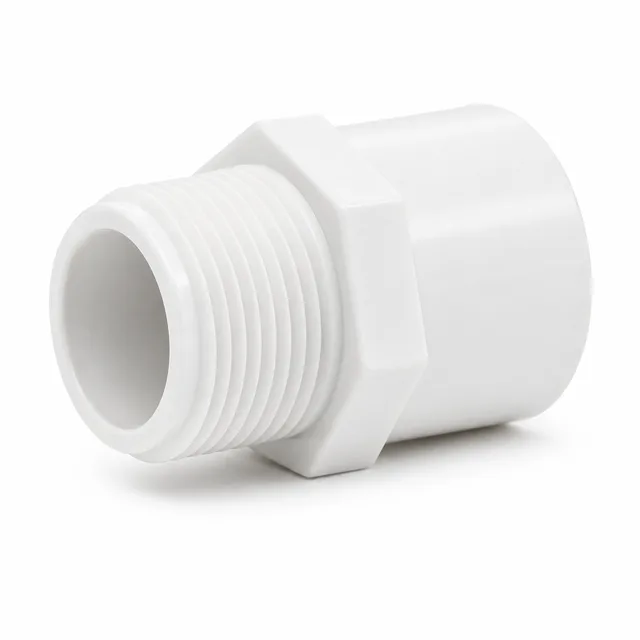 Macho Pvc Presión Roscar