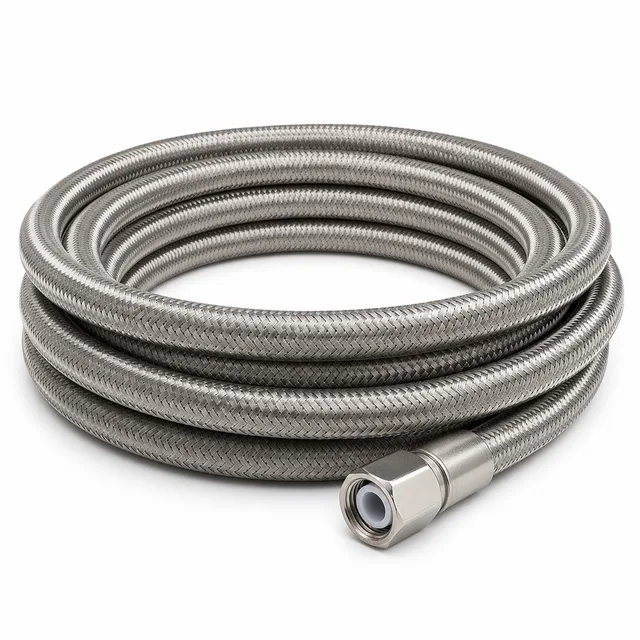 SAE 100 R14 PTFE Hose with Stainless Steel Cover