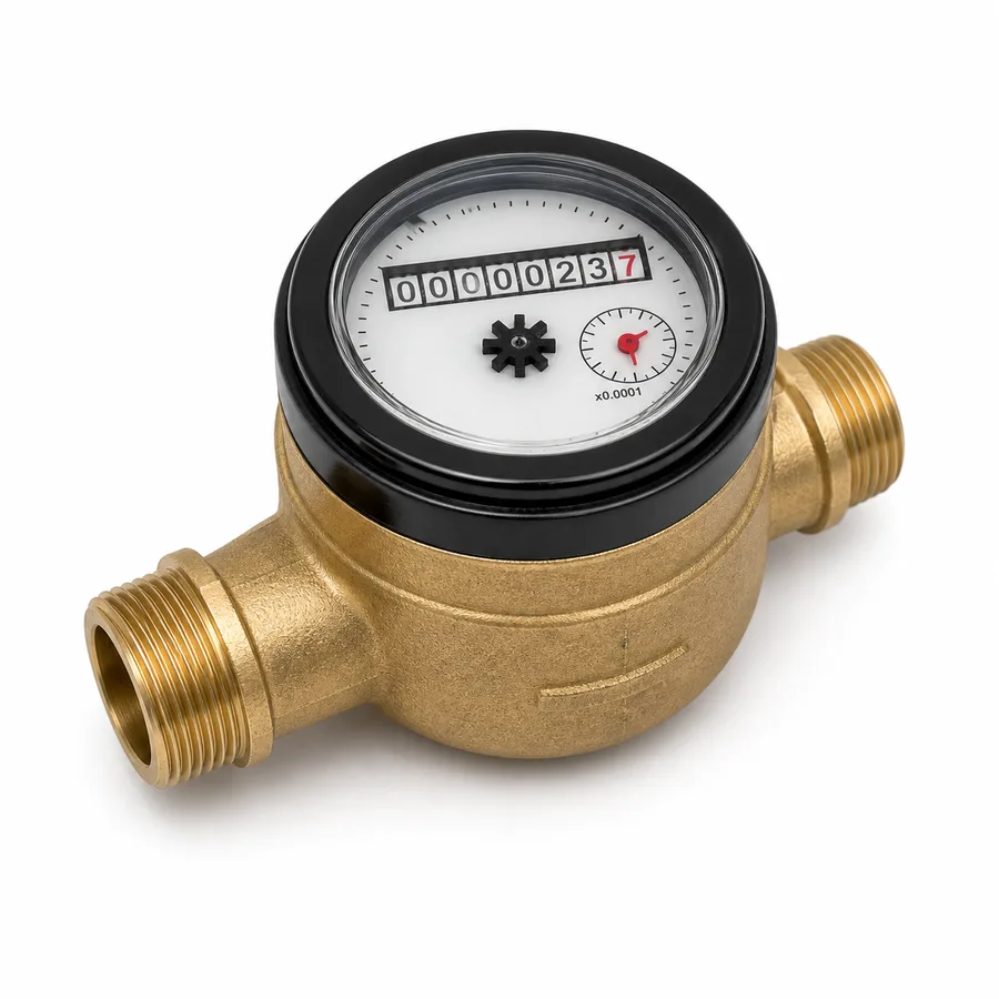 Medidor de Agua Volumétrico de Pistón Rotativo