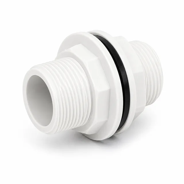 Pasamuro Polipropileno Blanco Roscado