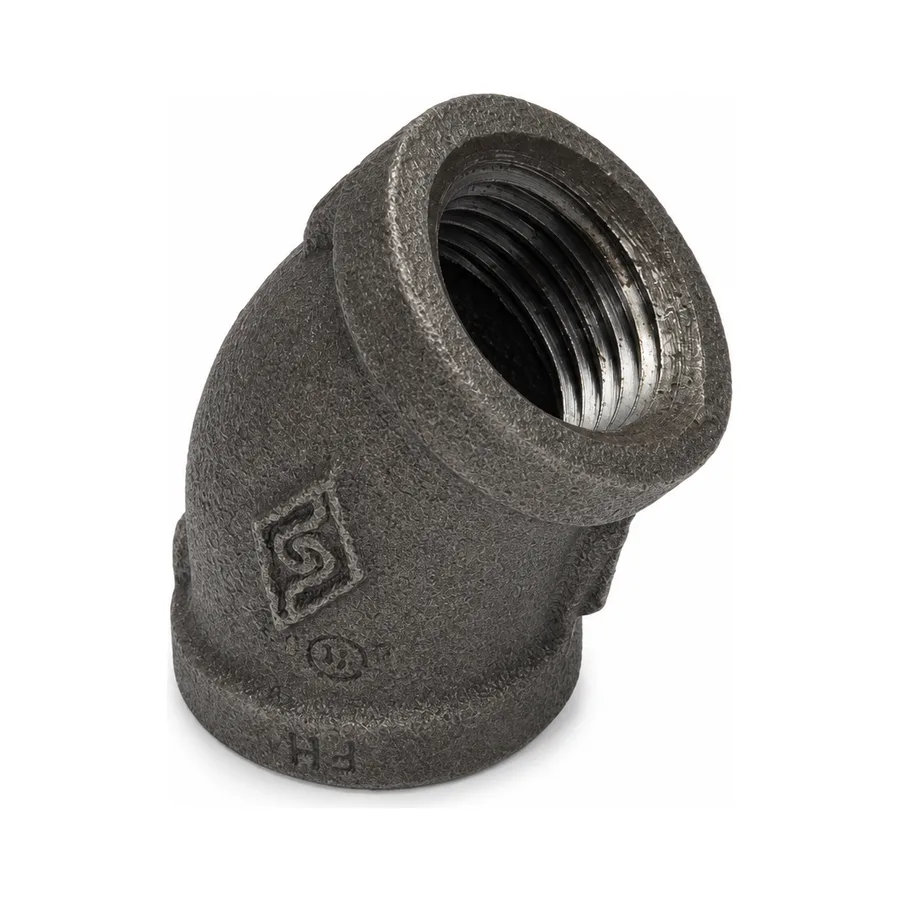 Semicodo Hierro Negro 150 Lb