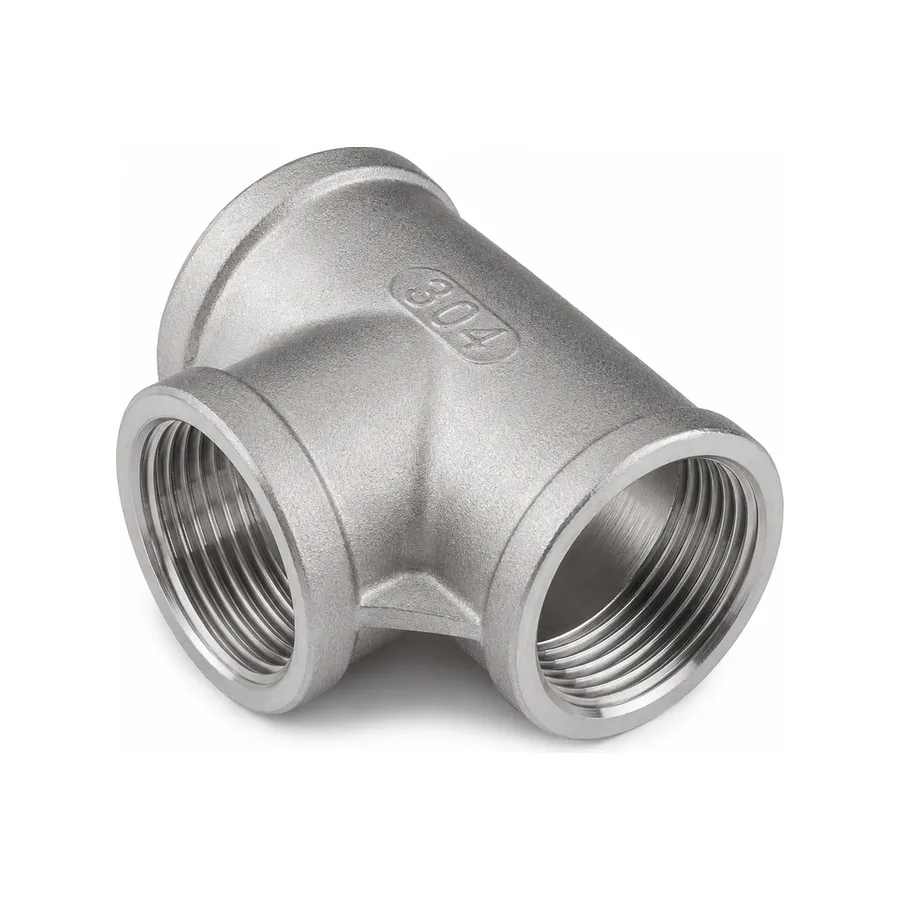 Tee Inoxidable Roscado