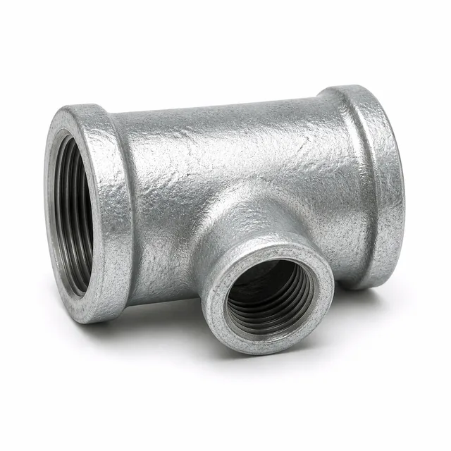 Tee Reducida Galvanizada