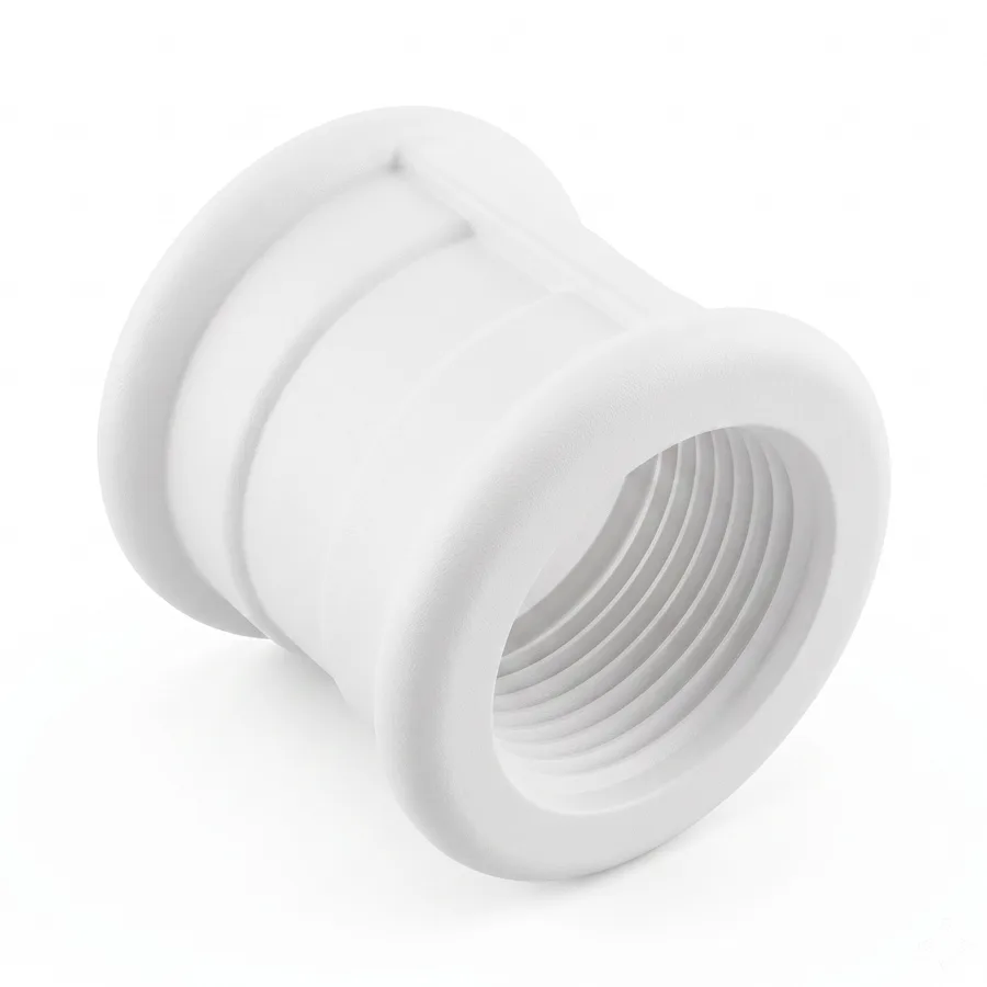 Unión Polipropileno Blanco Rosca