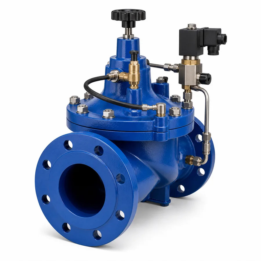 Válvula De Control Hidráulica Con Solenoide