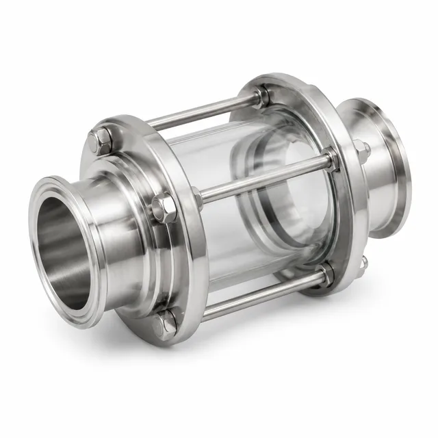 Visor Inoxidable Sanitario Tipo Clamp