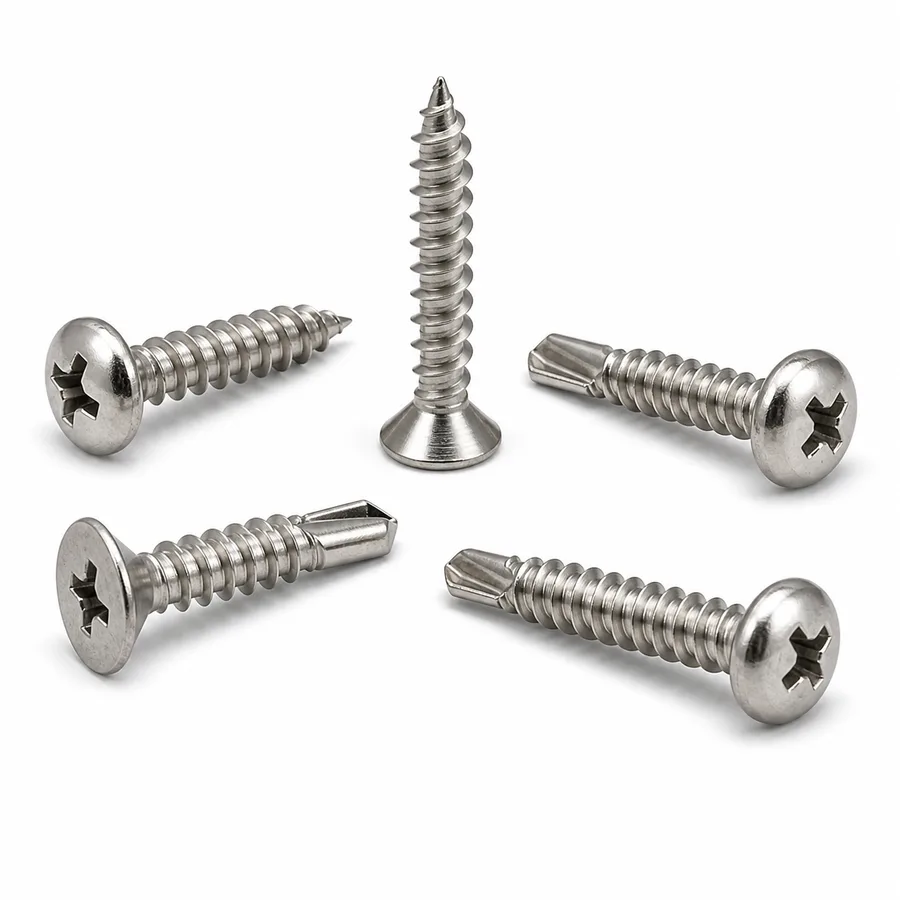 Tornillo para Lámina Cabeza Cilíndrica Phillips Inoxidable 304