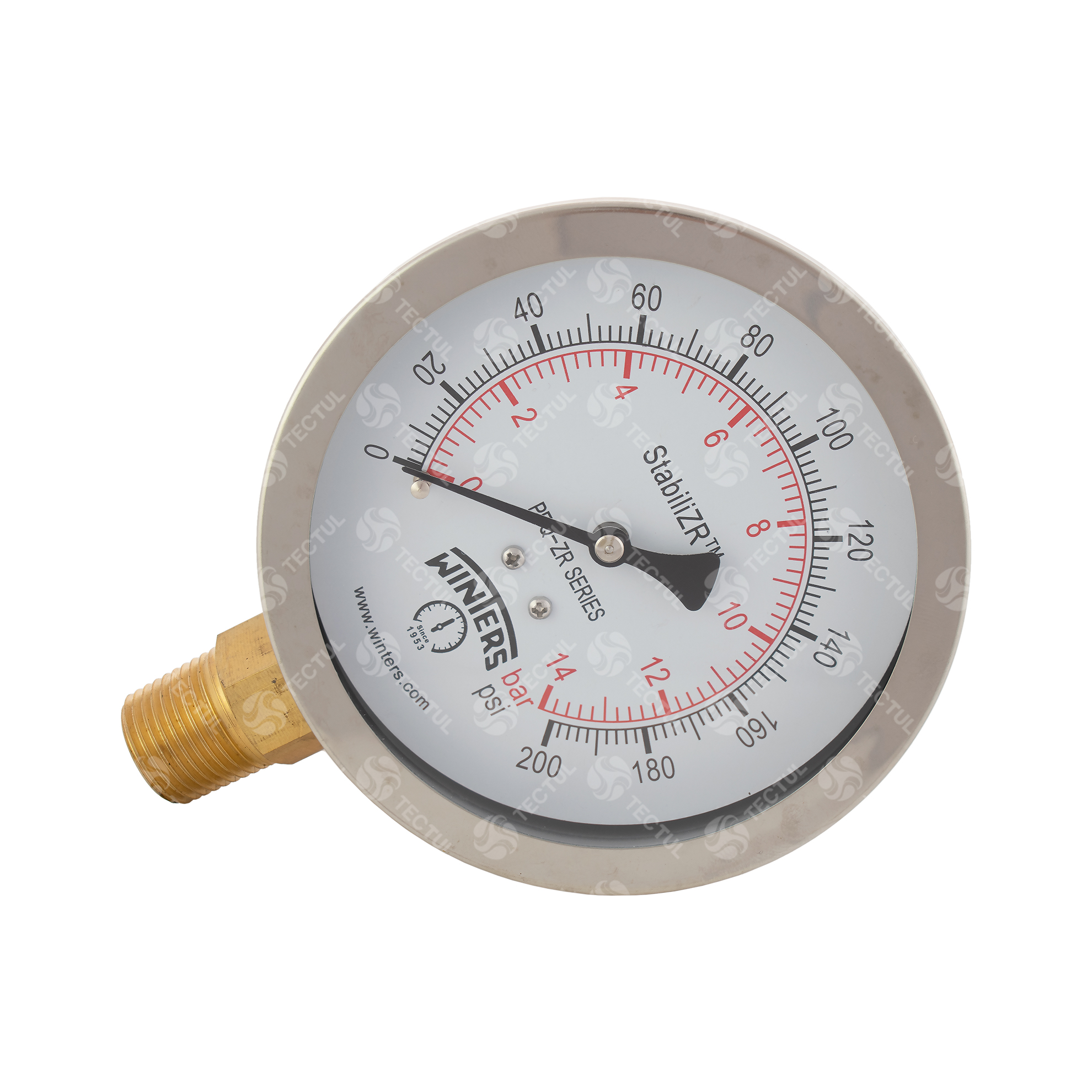 0-15 Psi Manómetro De Manómetro De Agua Agua Aceite De Aire