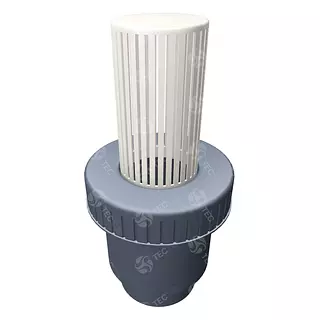Válvula De Purga De Aire Y Pie En Pvc, Rosca Tecno Plastic