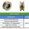 Polea Sin Base De 3" En "V"