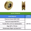 Polea Sin Base De 2-1/2" Trapezoidal
