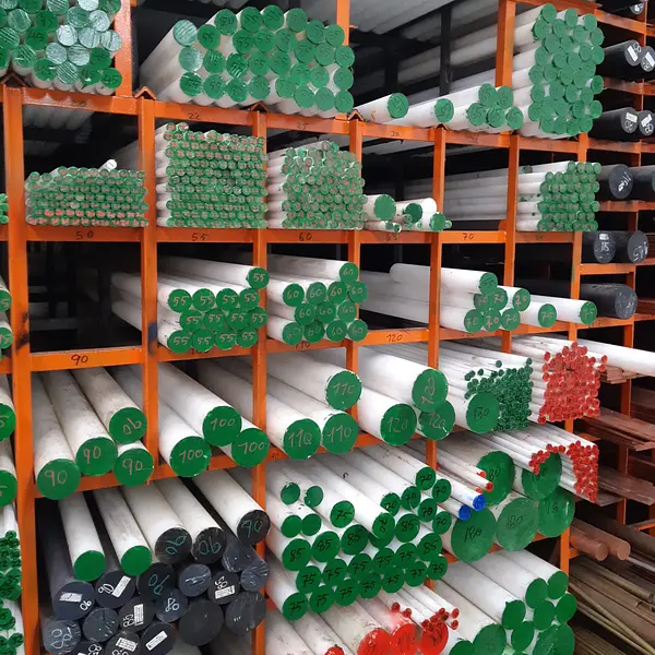 Barra Teflon Fibra De Vidrio (Ptfe)