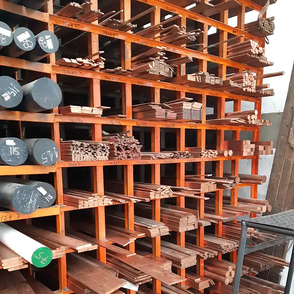 Barra Cobre Electrolítico Hexagonal