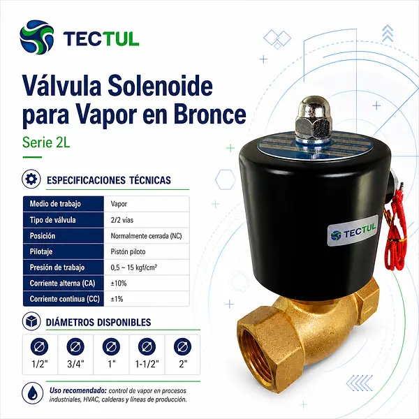 Válvula Solenoide Para Vapor