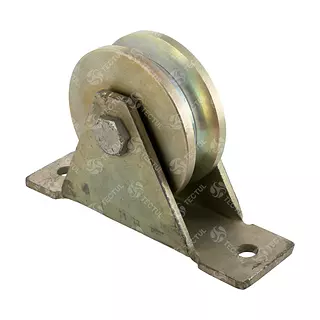 Polea 4" Perfil Semitrapezoidal Con Doble Rodamiento