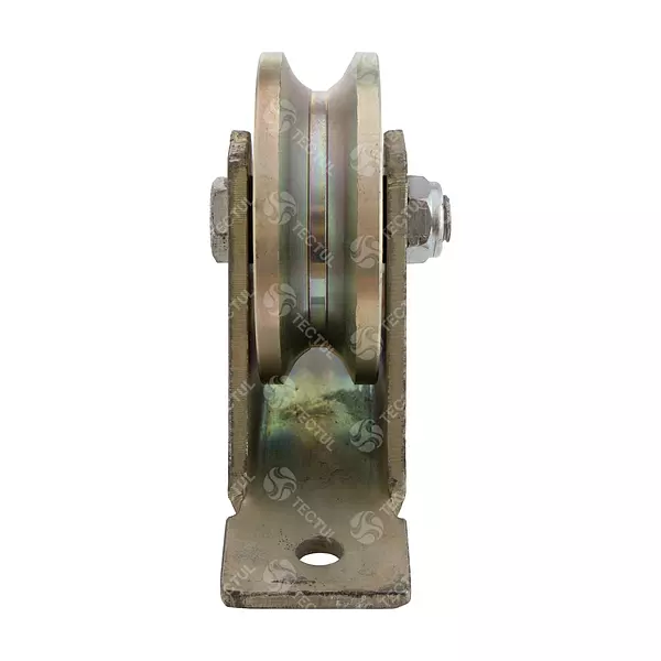 Polea 4" Perfil Semitrapezoidal Con Doble Rodamiento