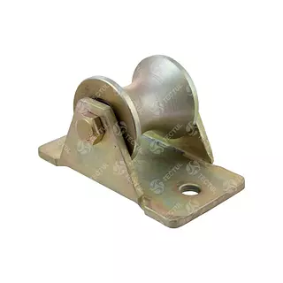 Polea 2-1/2" Para Tubo De 2" Doble Rodamiento