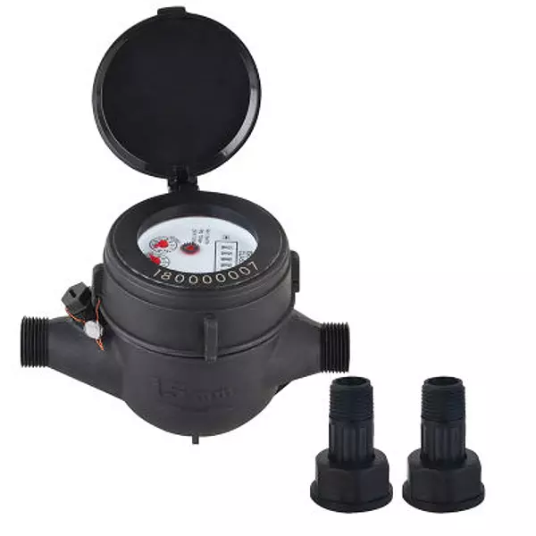 Medidor De Agua Plástico Chorro Múltiple