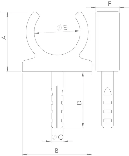 Abrazadera Polipropileno De Fijacion