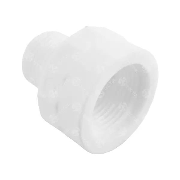 Unión Hembra Macho Polipropileno Blanco Rosca
