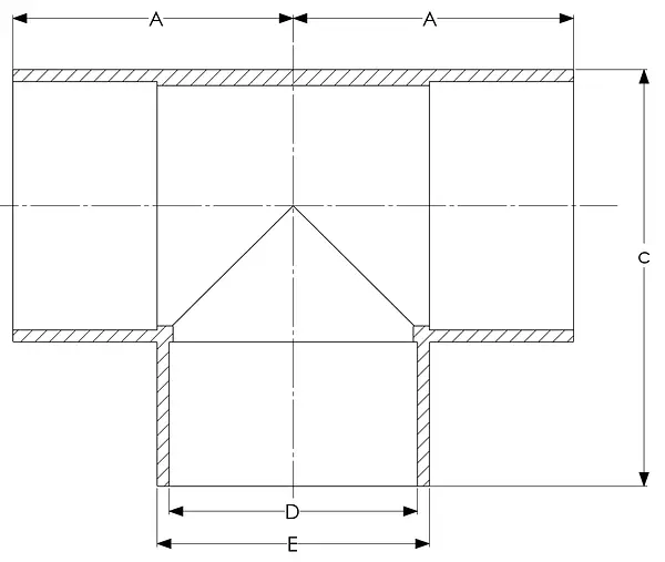 Tee Pvc Presión