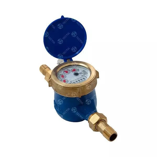 Medidor De Agua Bronce Chorro Múltiple