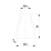 Concéntrica Inoxidable Soldar Sch 10