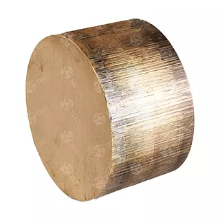 Barra Bronce Silicio Redondo Macizo