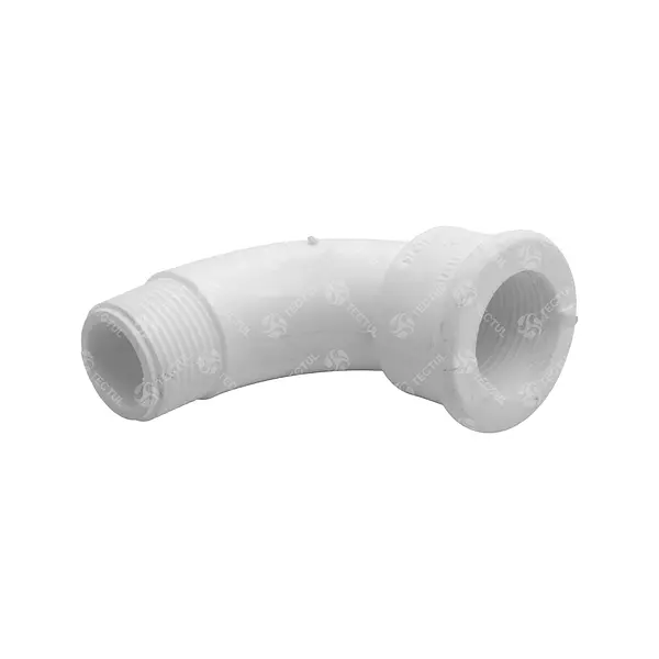 Curva 90° Polipropileno Macho Hembra Blanco