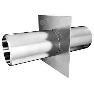 Pasamuro Inoxidable Extremos Lisos